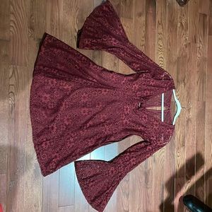 Hollister Medium Maroon Dress